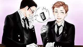 2 Voice Actors  1 Voice Prank Calls Sebastians Black Butler [upl. by Sej]