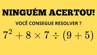 MATEMÁTICA BÁSICA  EXERCÍCIO PARA MANTER A MENTE EM FORMA [upl. by Ahsineg]