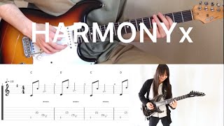 Mikio Fujioka  HARMONYx guitar cover with tabs amp chords [upl. by Ynohtnaed]