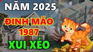 Tử vi năm 2025 tuổi ĐINH MÃO 1987 trời ban vận lành rũ mọi xui xẻo LỘC RƠI ĐẦY NHÀ [upl. by Urina]