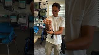 Elbow pain Try this brace while on the mend🏥elbowpain [upl. by Anawek]