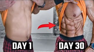 quot6 Pack Abs Transformation🕜 From Chowbari Stomach in 30 Daysquot😱😮 abs [upl. by Cherian217]