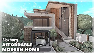 BLOXBURG Affordable Modern Home Speedbuild  Roblox House Build [upl. by Slotnick738]