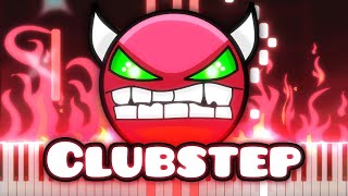 Clubstep  DJ Nate Geometry Dash lvl 14  Piano Tutorial [upl. by Hollis]