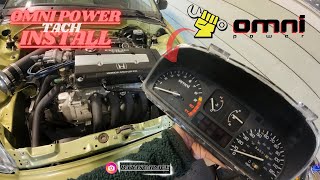 9091 CrxEf Onmi power Tach install also changed the brake pads on the Chevy Avalanche [upl. by Dranoc739]