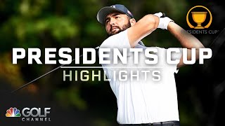 2024 Presidents Cup Day 1 Fourball matches  EXTENDED HIGHLIGHTS  92624  Golf Channel [upl. by Annaej]