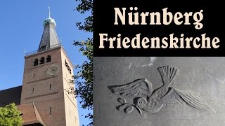 NÜRNBERGST JOHANNIS N Ev Friedenskirche  Vollgeläute Turmaufnahme [upl. by Ojoj]