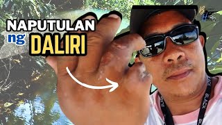 TULOY PA RIN KAHIT NAPUTULAN NA NG DALIRI  BALWEG HUNTERS  AIR GUN FISHING  VLOG 15 [upl. by Hako]