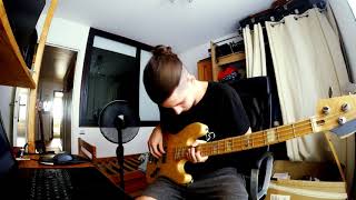 bbno amp y2k  lalala  bass cover with tabs [upl. by Milman]