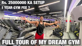 Full Tour Of My New Gym  Rs 25 Crore  Fees amp Services [upl. by Tucker]