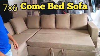 Sofa Come Bed Design Corner  sofa storage [upl. by Alym]