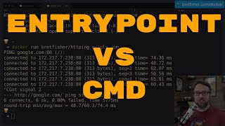 ENTRYPOINT vs CMD whats the difference in Dockerfiles [upl. by Leopoldeen]