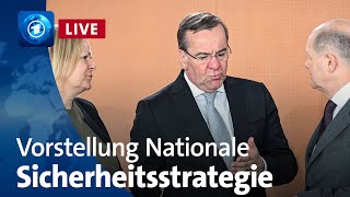 Kabinett beschließt Nationale Sicherheitsstrategie [upl. by Mclaurin]