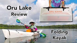 NEW Oru Kayak Lake Review Unboxing Unfolding amp Test Paddle [upl. by Aznaed]