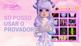 Jogando DRESS TO IMPRESS mas eu NÃO POSSO SAIR DO PROVADOR [upl. by Yleve130]