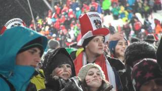 ⛷ Nightrace Schladming 2012  Winner Marcel Hirscher on the Planai [upl. by Losyram]