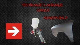 TESTIRANJE SPRICE I LAKIRANJE BLATOBRANA [upl. by Keffer]