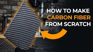 How To Make A Carbon Fiber Sheet From Scratch [upl. by Kimmi]