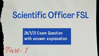 Scientific Officer Chemistry kerala psc Solved questions explanations  Part  1  Chemicos academy [upl. by Yendic]