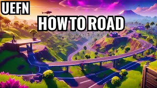 How to road in UEFN [upl. by Retsim384]