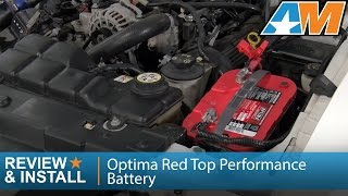 19792010 Mustang Optima Red Top Performance Battery Review amp Install [upl. by Okika255]