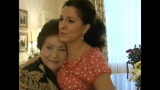 Virginia Zeani surprises Angela Gheorghiu in London [upl. by Moclam]