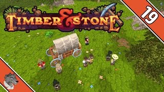 Timber amp Stone Beta 17  019 Safe amp Secure die Mauer ist fertig  Preview Lets Play [upl. by Engleman]