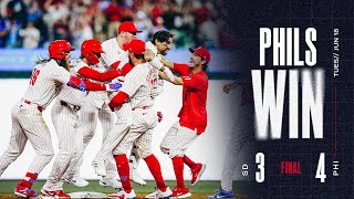 Padres vs Phillies Game Highlights 61824  MLB Highlights [upl. by Dweck687]