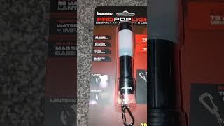 First look at the Iprotec Pro pop light compact keyring light amp lantern [upl. by Aniri]