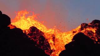 Piton de la Fournaise  Kalla et Pélé  Réunion 2015  Vidéo 14 sur 15 [upl. by Strain]