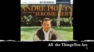 Andre Previn Play Songs by Jerome Kern  All the Things You Are [upl. by Norud]