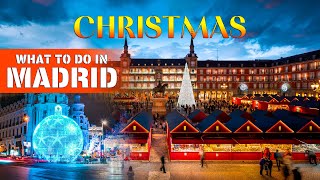 What to do on Christmas in Madrid Spain 4k 50p [upl. by Annasus538]