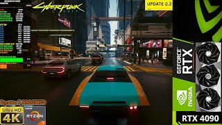 Cyberpunk 2077 Update 22 Path Tracing DLSS  FG 4K  RTX 4090  9800X3D 56GHz [upl. by Eniawd]