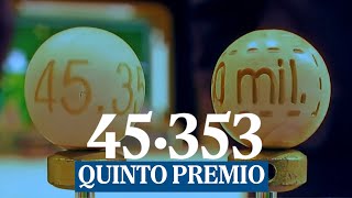 45353 segundo quinto premio [upl. by Kennedy444]