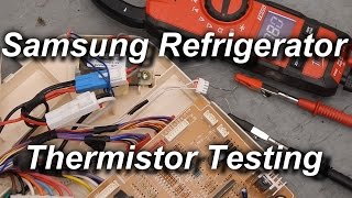 How to Test Samsung Refrigerator Thermistors [upl. by Ahsaya]