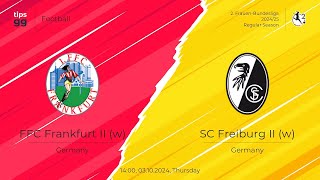 🔴LIVE🔴  Eintracht Frankfurt II vs SC Freiburg II  2 FRAUENBUNDESLIGA [upl. by Viveca]