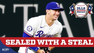 Wyatt Langford robs Giancarlo Stanton Texas Rangers steal series from the Yankees  DLLS Rangers [upl. by Schiffman]