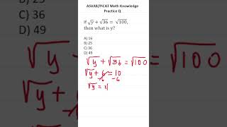 ASVABPiCAT Math Knowledge Practice Test Question Solving Equations acetheasvab with grammarhero [upl. by Mehelhteb]