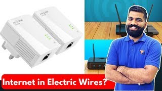 Powerline Adapter  Wired Internet in Electric Wires Explained [upl. by Nomled]