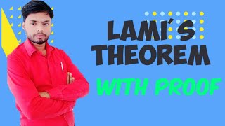 Lamis Theorem  Lamis Theorem Proof Proof of Lamis Theorem  Engineering Mechanics [upl. by Liauqram]