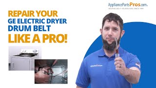 How To Replace A GE Electric Dryer Belt [upl. by Goldsmith195]