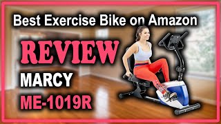 Marcy ME1019R Magnetic Recumbent Exercise Bike Review  Best Exercise Bike on Amazon [upl. by Rodama]