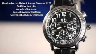 Maurice Lacroix Flyback Annual Calendar Big Date 6178 42mm [upl. by Neelyad]