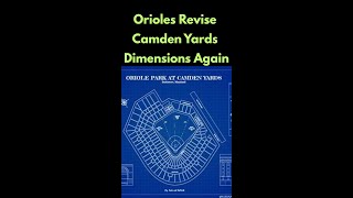 Orioles Revise Camden Yards Dimensions Again CamdenYards Orioles Baseball HomeRuns sportsnews [upl. by Jolene769]