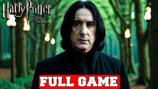 HARRY POTTER AND THE ORDER OF THE PHOENIX Gameplay Walkthrough FULL GAME No Commentary PC 4K 60FPS [upl. by Airamesor]