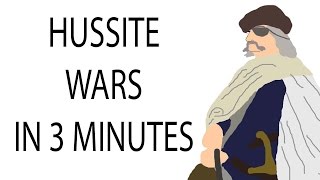 Hussite Wars  3 Minute History [upl. by Shari]