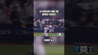 LA Dodgers in the World Series ⚾️ladodgers dodgers worldseries worldserieschamps [upl. by Noirred]