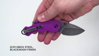 Kershaw 8700PURBW  Shuffle Purple BlackWash [upl. by Connelley]