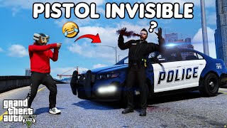 PISTOL INVISIBLE VS POLISI  GTA 5 ROLEPLAY [upl. by Wailoo73]