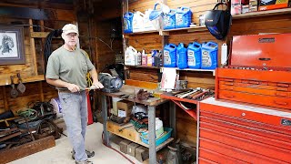 How To Sharpen Blades On The Scag Patriot Zero Turn Mower Using A Bench Grinder [upl. by Nitfa]